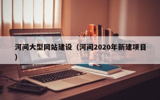 沅江河间大型网站建设（河间2020年新建项目）